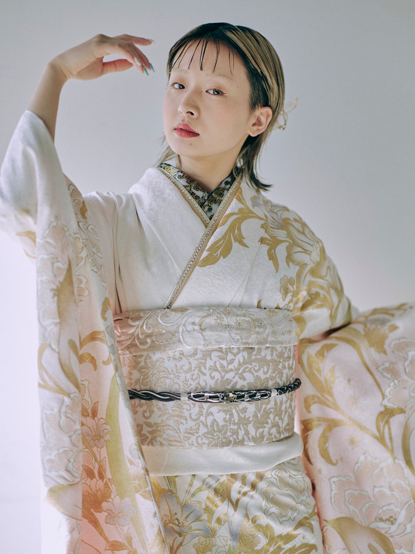 振袖 白金